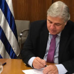 Visita oficial de Francisco Bustillo, canciller de Uruguay, a Armenia