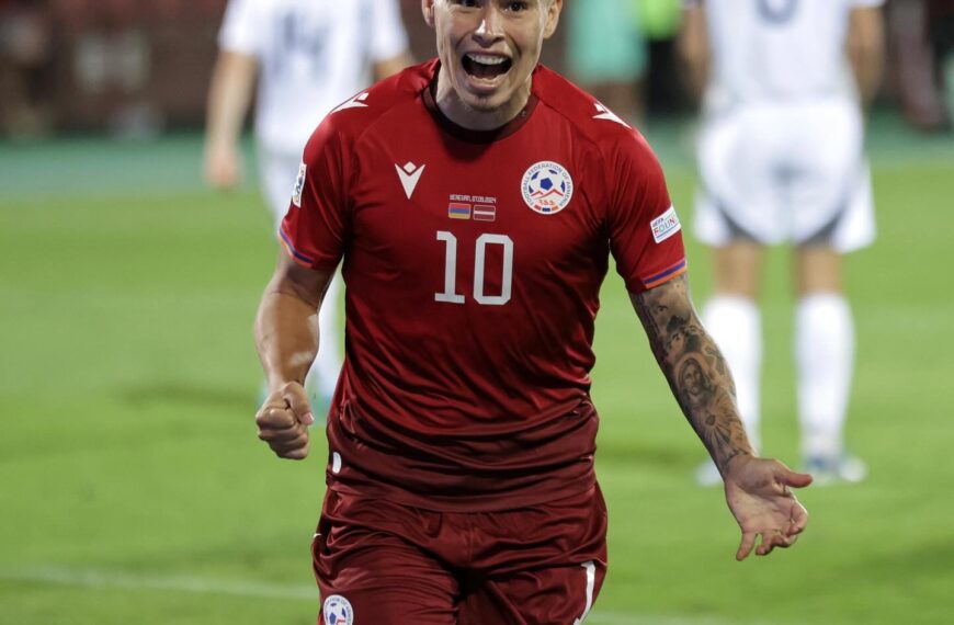Armenia derrota a Letonia 4-1 con gol&hellip;